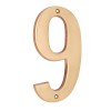6" Brass Numerals (0-9)